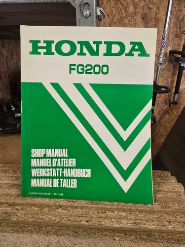 Honda shop manual for fg200 - manual,